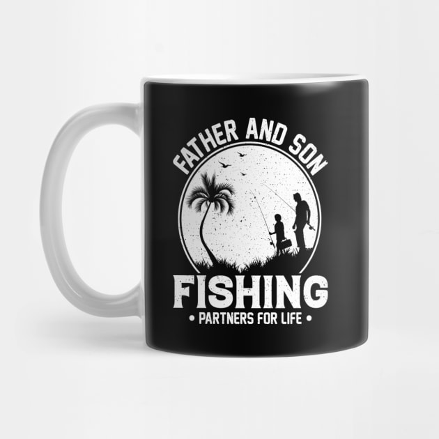 Father And Son Fishing Partners For Life by Astramaze